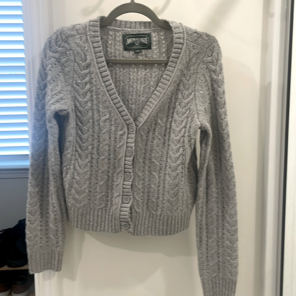Grey American Eagle sweater size small.